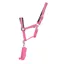 Hy Equestrian Sparkling Head Collar and Lead Rope Set - Pink/Gold