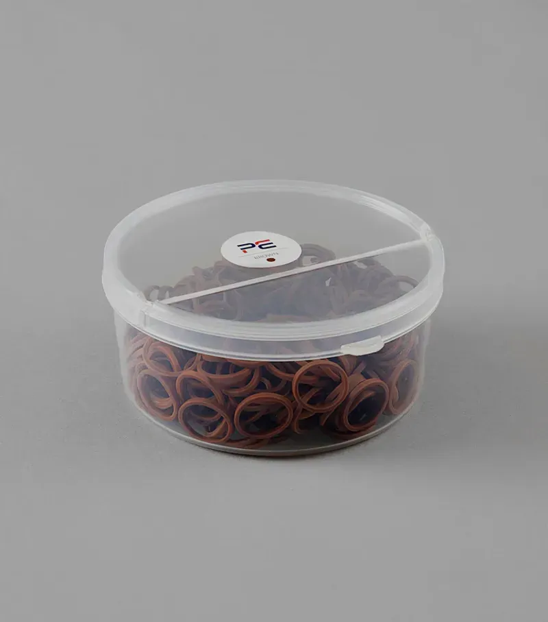 Premier Equine Horse Plaiting Bands - Brown-1