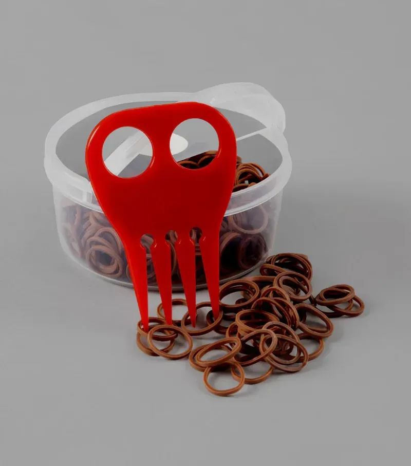 Premier Equine Horse Plaiting Bands - Brown-2