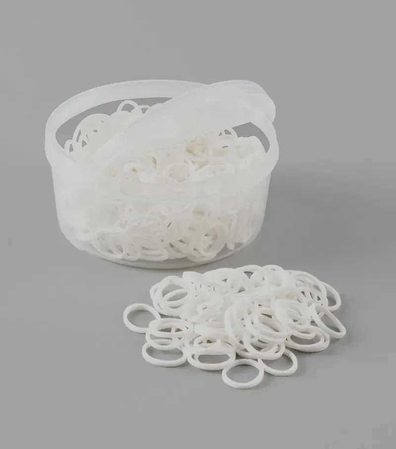 Premier Equine Horse Plaiting Bands - White