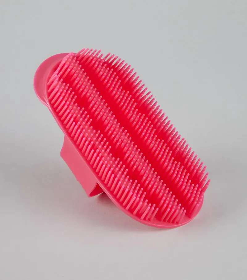 Premier Equine Plastic Curry Comb - Fuchsia-1