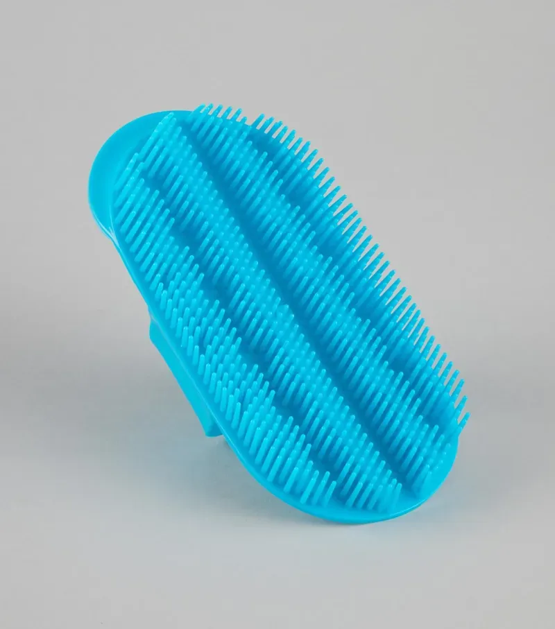 Premier Equine Plastic Curry Comb - Peacock Blue-1
