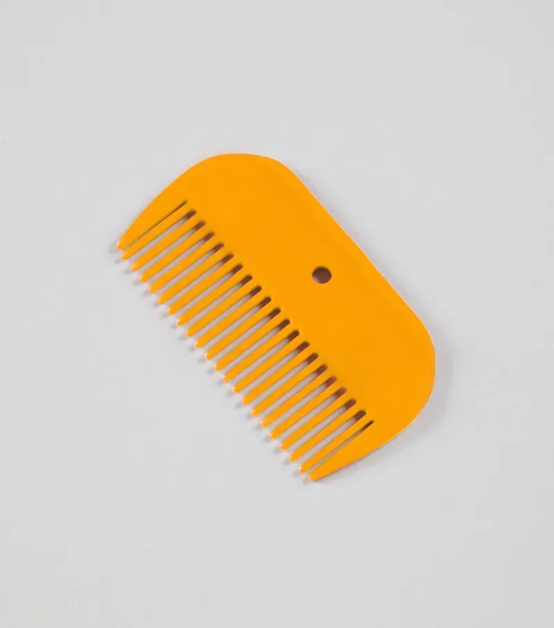 Premier Equine Plastic Mane Comb - Amber