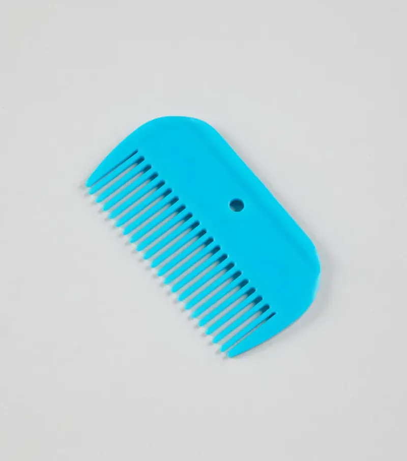 Premier Equine Plastic Mane Comb - Peacock Blue