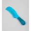 Premier Equine Large Plastic Mane Comb With Handle - Med Blue/Peacock