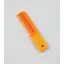 Premier Equine Small Plastic Mane Comb With Handle - Orange/Amber