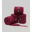 Premier Equine Horse Polo Fleece Bandages - Burgundy