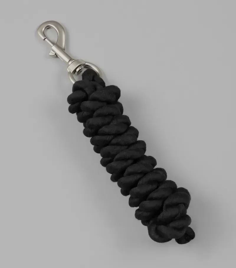 Premier Equine 2 Meters Polycotton Lead Rope - Black
