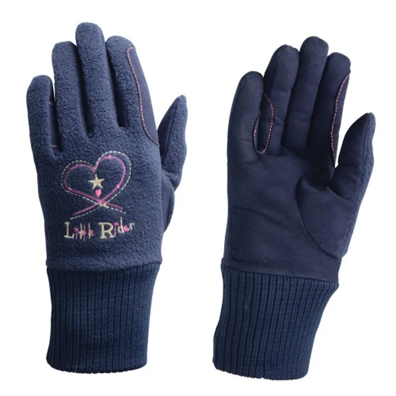 Riding Star Children's Winter Gloves - Navy-2