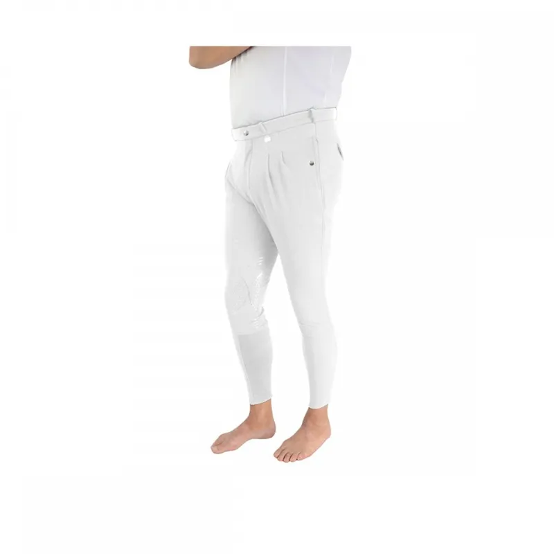 Hy Equestrian Harrogate Mens Breeches - White