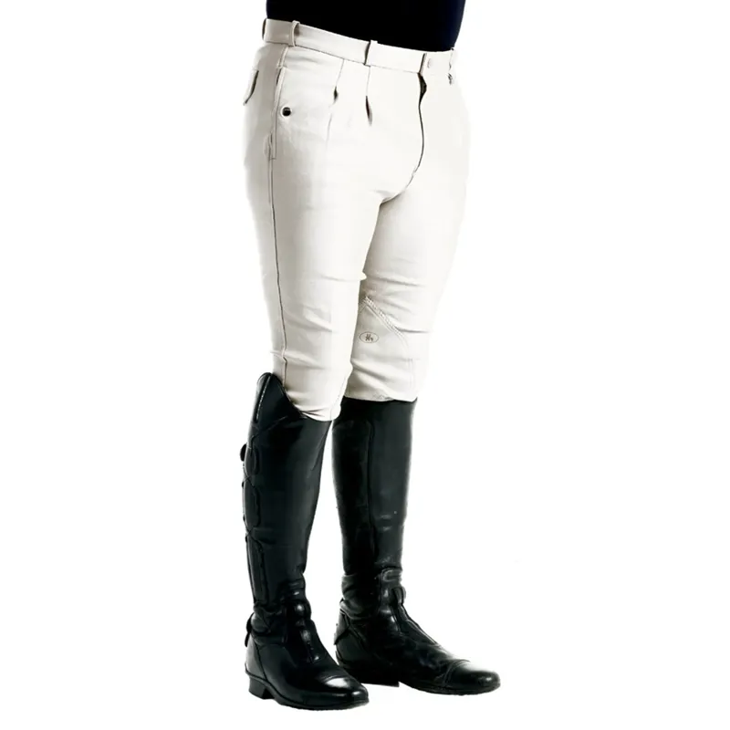 Hy Equestrian Jakata Mens Breeches - White - 36