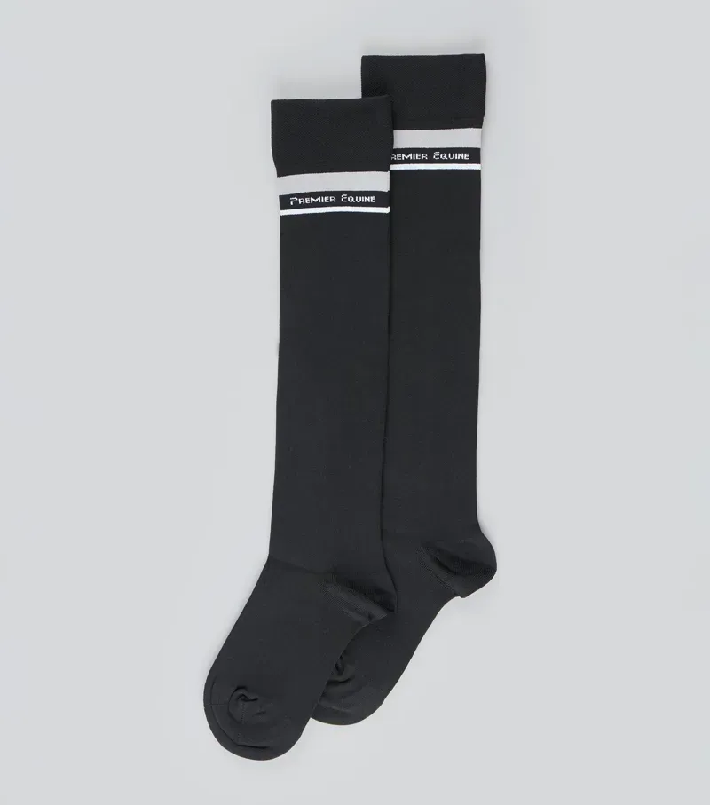 Premier Equine Riding Socks - Black-2