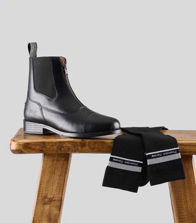 Premier Equine Riding Socks - Black-4