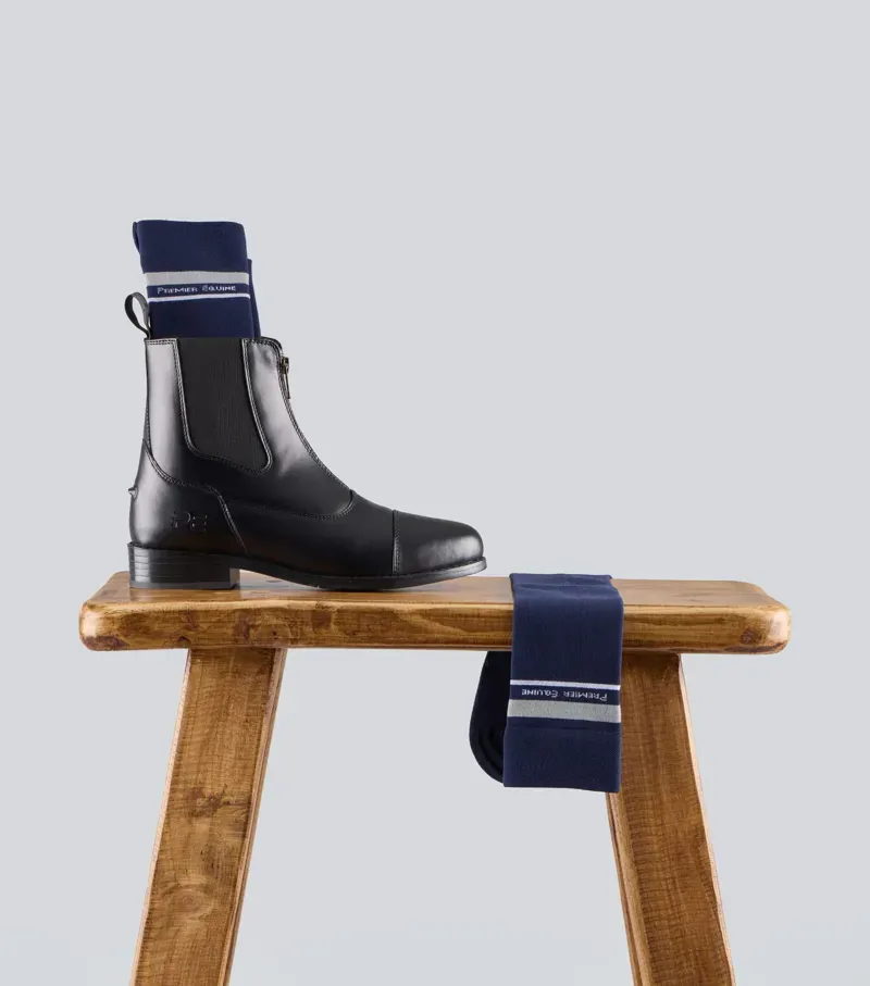 Premier Equine Riding Socks - Navy-1