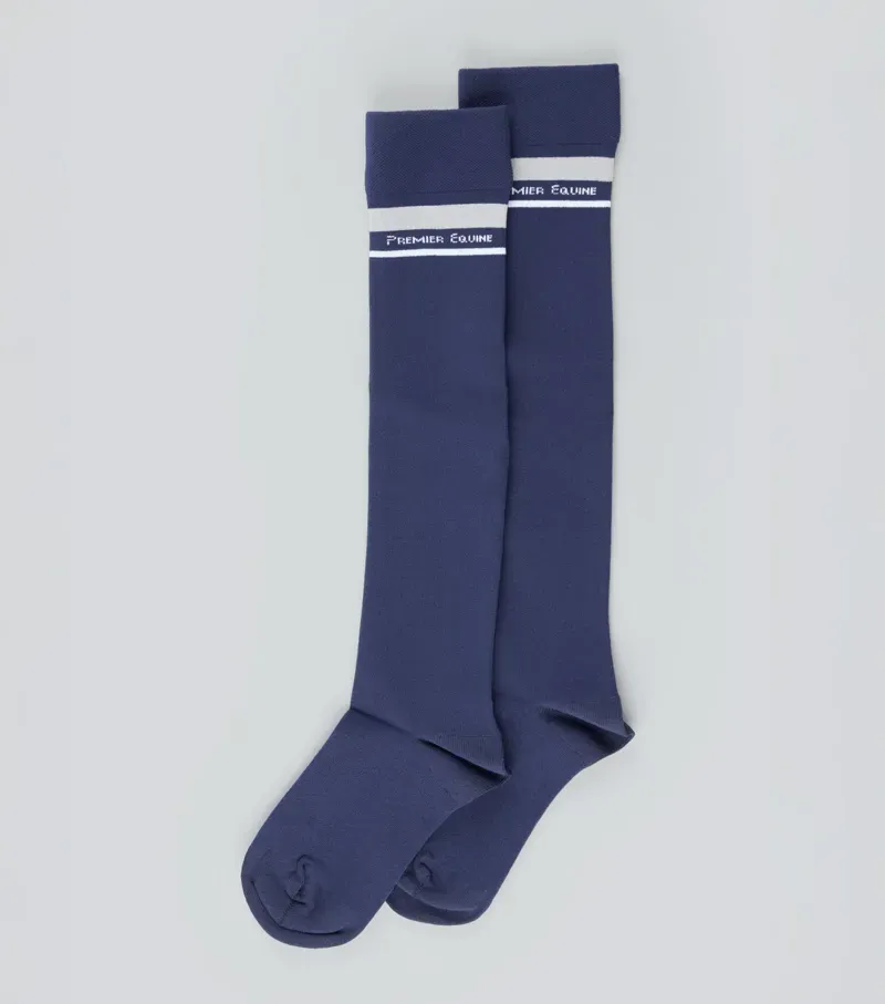 Premier Equine Riding Socks - Navy-2