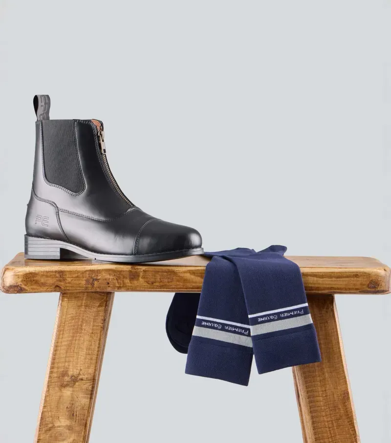 Premier Equine Riding Socks - Navy-4