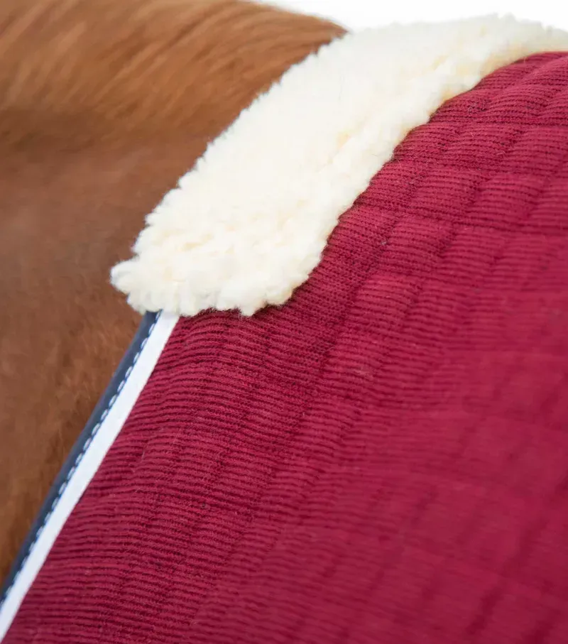 Premier Equine PremTex Horse Cooler Rug - Burgundy-1