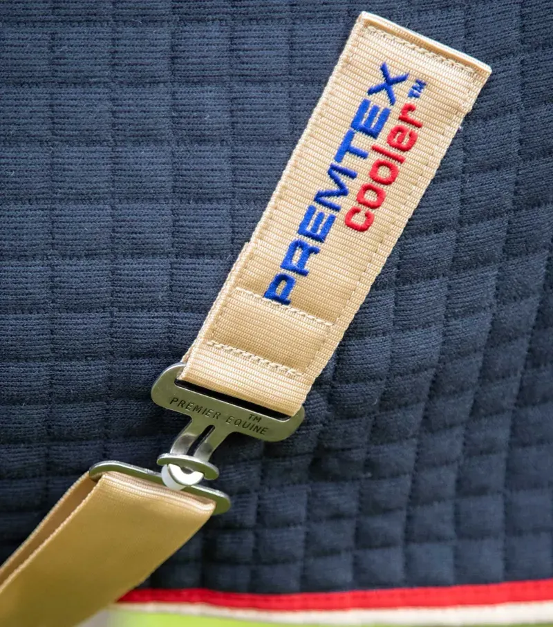 Premier Equine PremTex Horse Cooler Rug - Navy-3