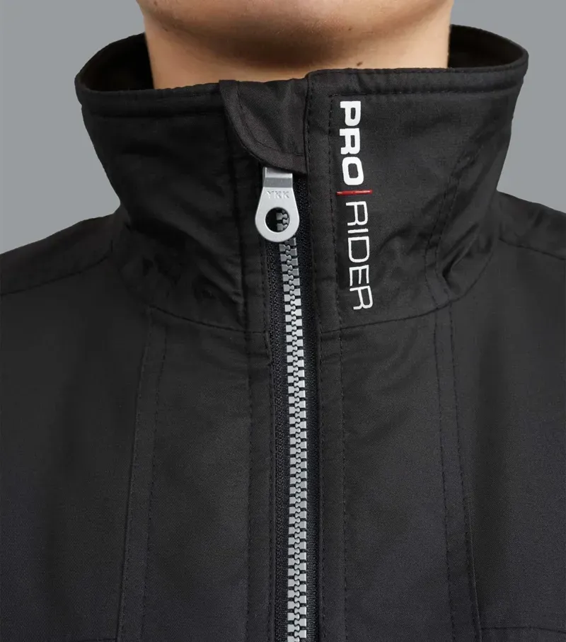 Premier Equine Pro Rider Unisex Waterproof Riding Jacket - Black-3