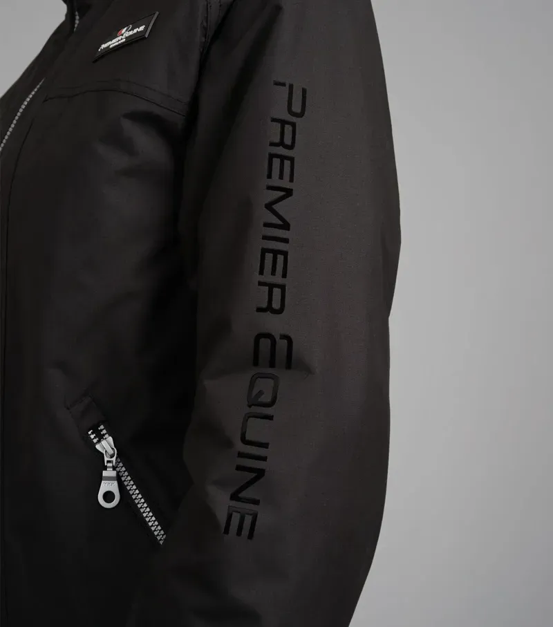 Premier Equine Pro Rider Unisex Waterproof Riding Jacket - Black-4