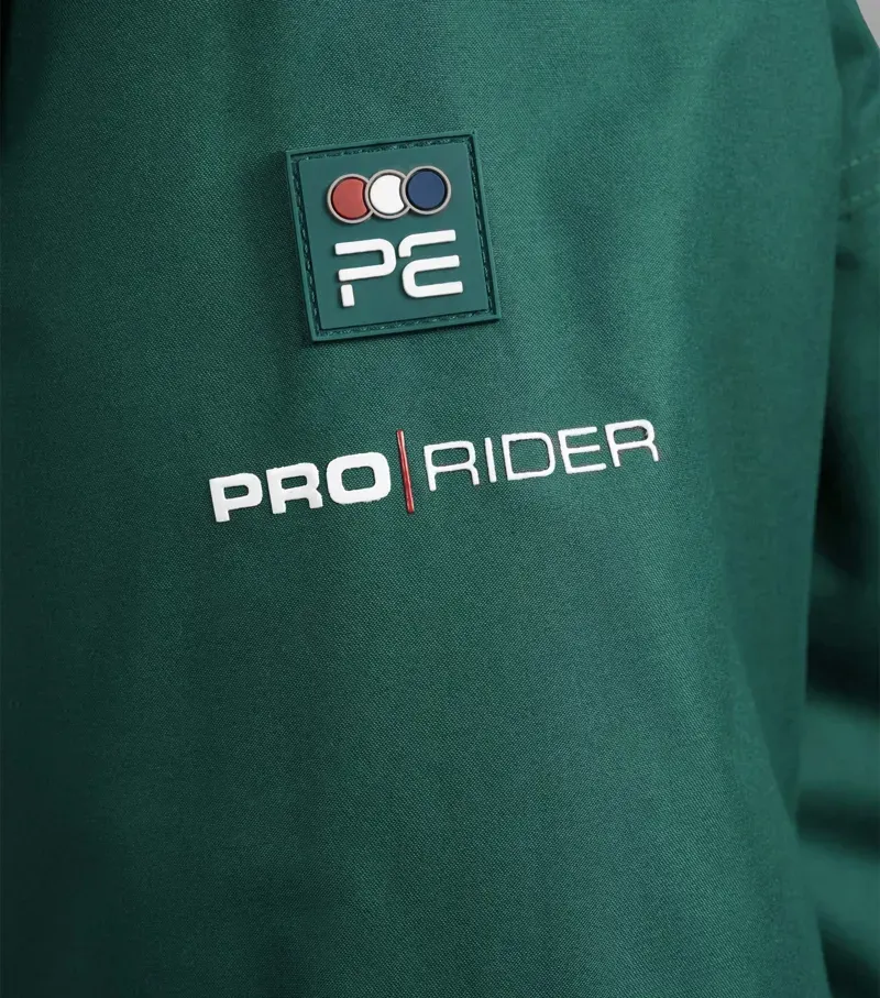 Premier Equine Pro Rider Unisex Waterproof Riding Jacket - Green-4