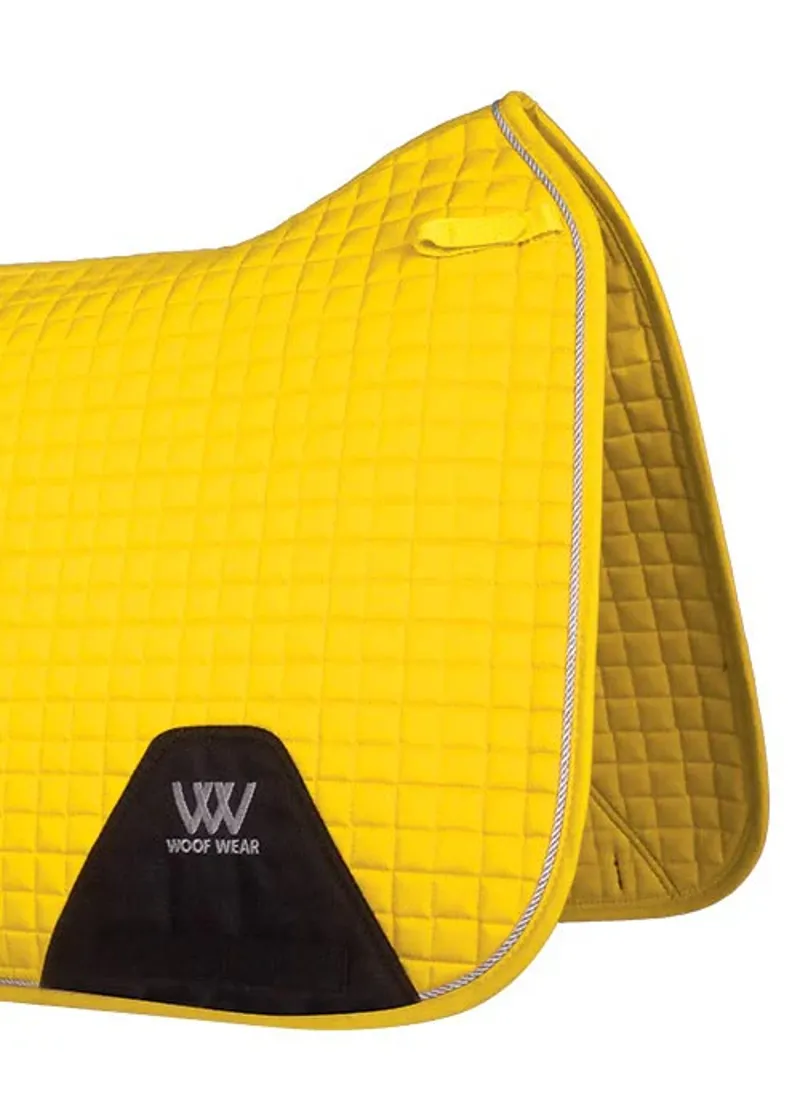 Woof Wear Dressage Saddle Cloth - Sunshine Yellow Full 