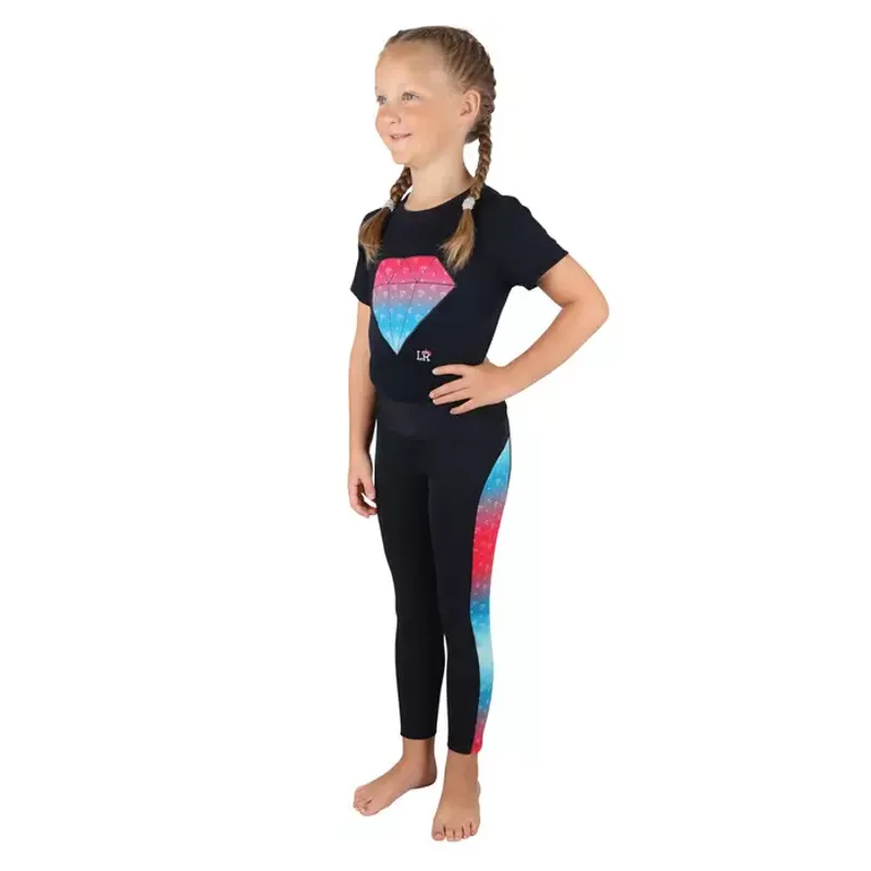 Dazzling Diamond T-Shirt by Little Rider - Navy-2