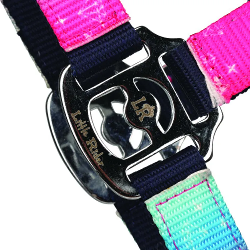 Dazzling Diamond Head Collar and Lead Rope Set by Little Rider - Navy-1