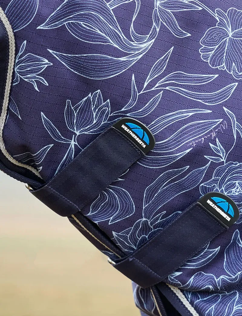 WeatherBeeta Comfitec Limited Edition 220g Turnout Rug - Floral Print-1