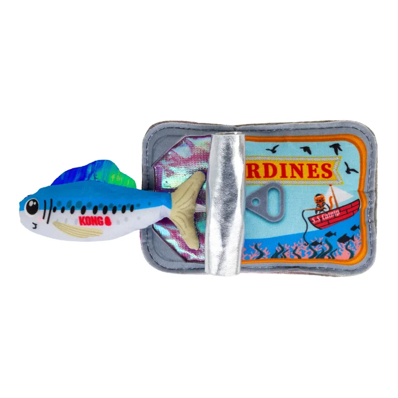 KONG Cat Crackles Toy - Sardine -2