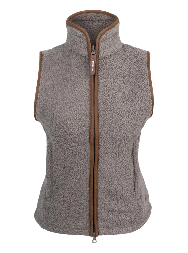 Jack Pyke Ladies Sherpa Fleece Gilet - Shiitake