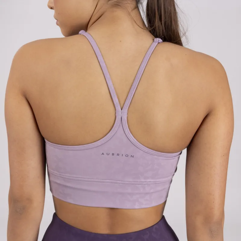 Shires Aubrion Invigorate Sports Bra - Mauve-3