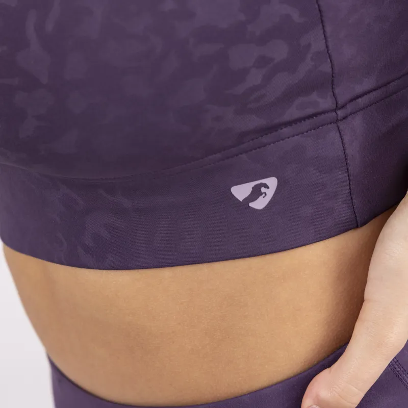 Shires Aubrion Invigorate Sports Bra - Purple-5