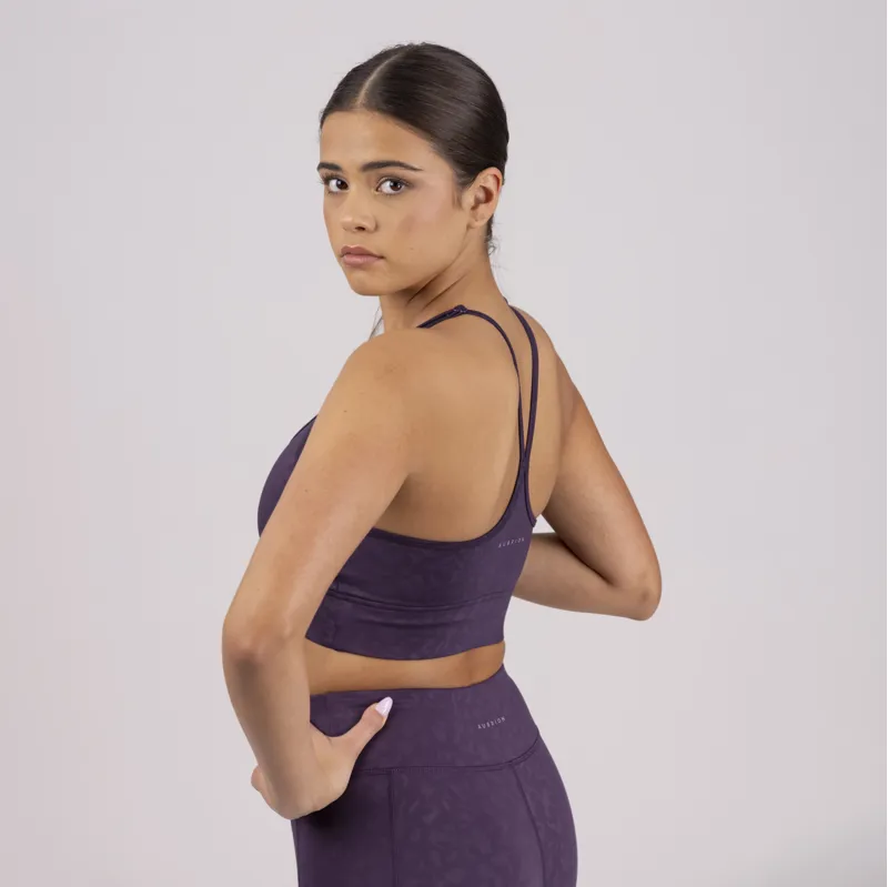 Shires Aubrion Invigorate Sports Bra - Purple-2