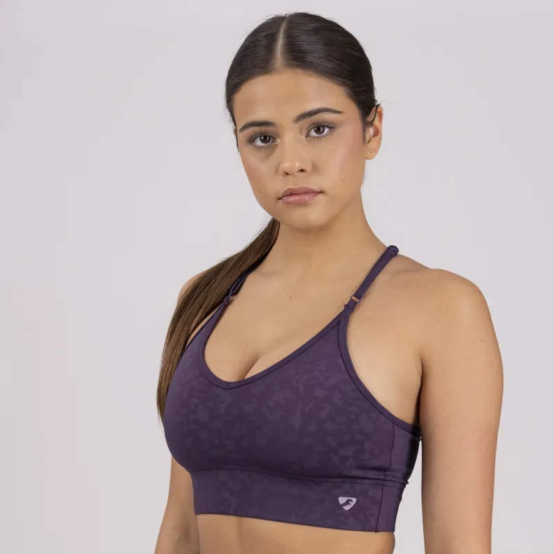 Shires Aubrion Invigorate Sports Bra - Purple-1