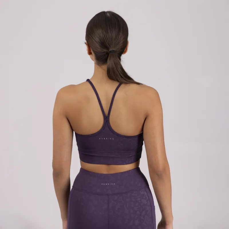 Shires Aubrion Invigorate Sports Bra - Purple-3