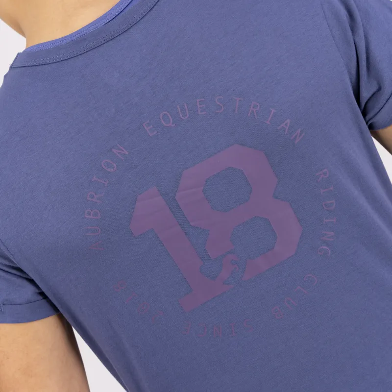 Shires Aubrion Ladies Repose T-Shirt - Blue-3