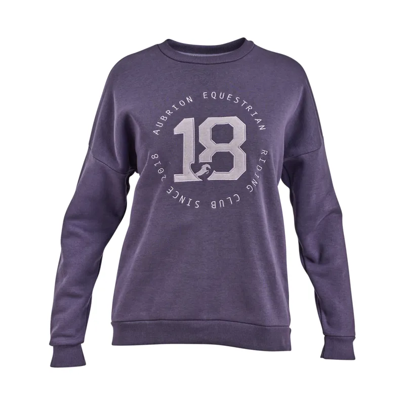 Shires Aubrion Serene Ladies Sweatshirt - Purple