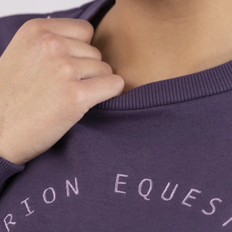 Shires Aubrion Serene Ladies Sweatshirt - Purple-5