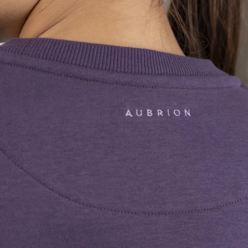 Shires Aubrion Serene Ladies Sweatshirt - Purple-4