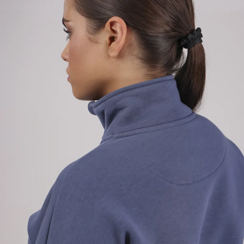 Shires Aubrion Serene Ladies Half Zip Sweater - Blue-4