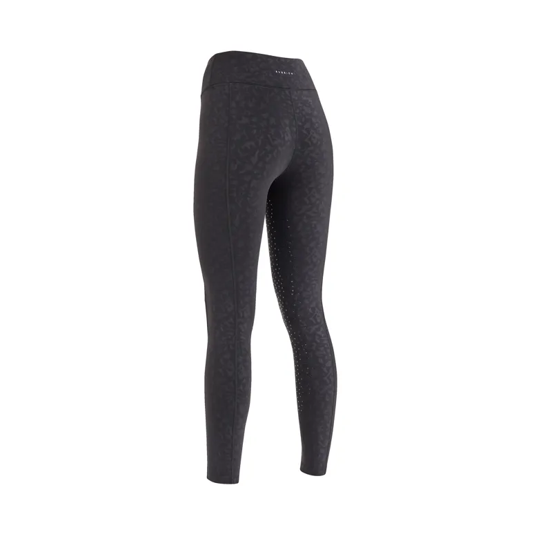 Shires Aubrion Non-Stop Ladies Riding Tights - Charcoal-2