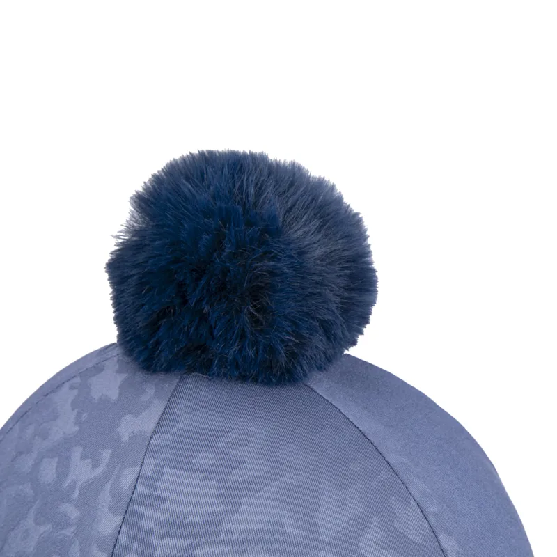 Shires Aubrion Pom Pom Hat Cover - Blue-4
