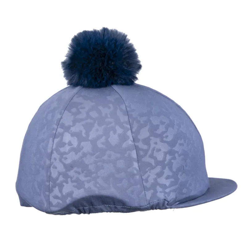 Shires Aubrion Pom Pom Hat Cover - Blue-2