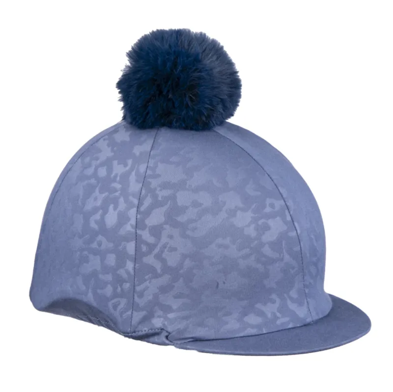 Shires Aubrion Pom Pom Hat Cover - Blue-1