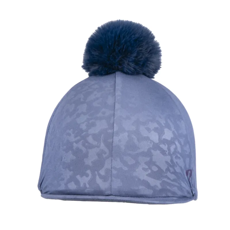 Shires Aubrion Pom Pom Hat Cover - Blue-3