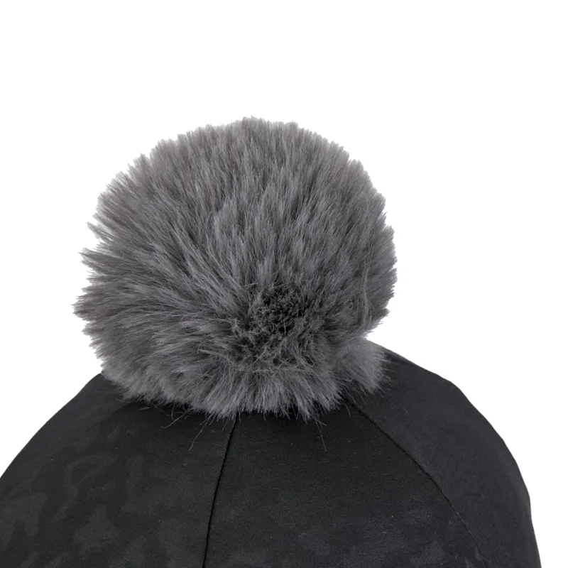 Shires Aubrion Pom Pom Hat Cover - Charcoal-4