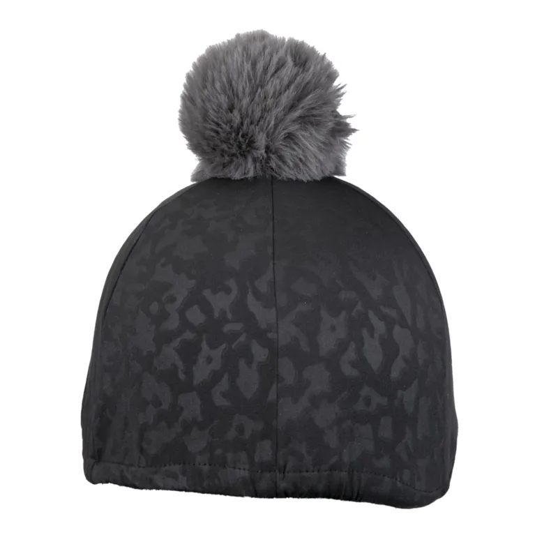 Shires Aubrion Pom Pom Hat Cover - Charcoal-3