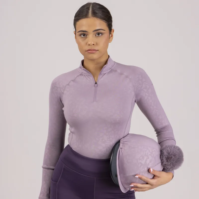 Shires Aubrion Pom Pom Hat Cover - Mauve-5
