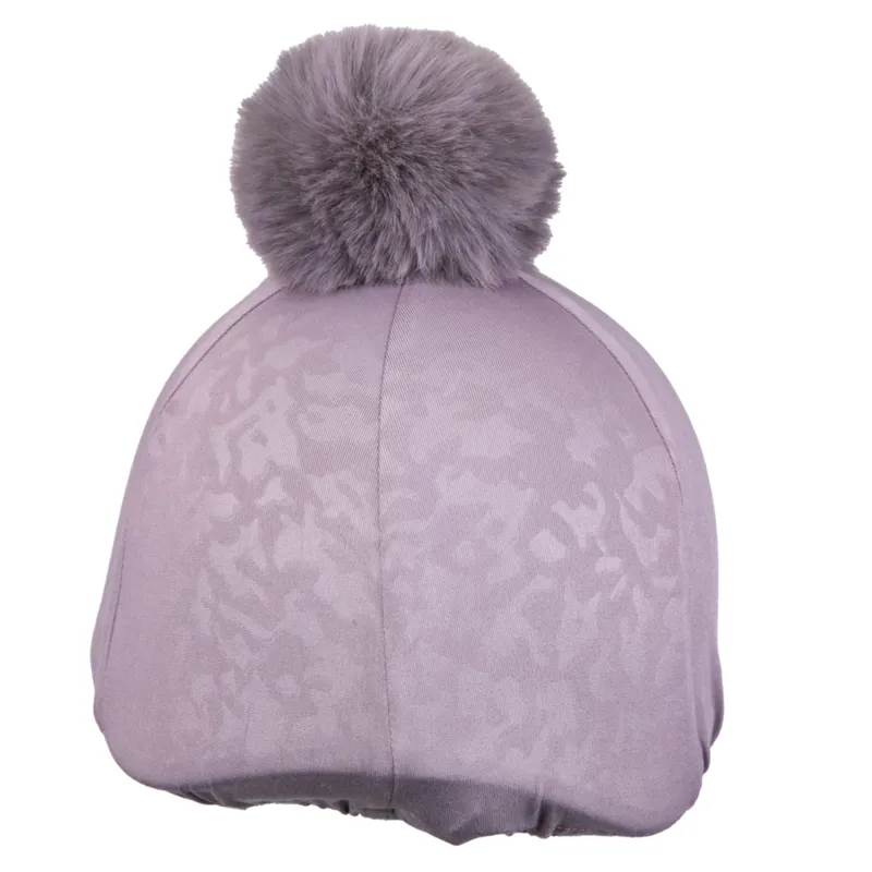 Shires Aubrion Pom Pom Hat Cover - Mauve-4